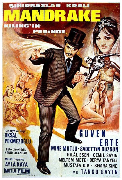 #NowWatching Mandrake vs. Kilink (1967) - Love me a Kilink film. The Turkish (by way of Italy) S&M loving supervillain as usual functions as both protagonist and antagonist, here sharing lead duties with breezy guest hero Mandrake the Magician (also ripped from the comics page).  https://twitter.com/olgasgirls/status/1339227795214520321