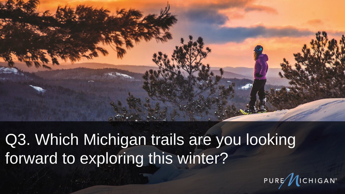 Many of #PureMichigan’s trails and state parks are still open during the winter months! #PureMichiganChat