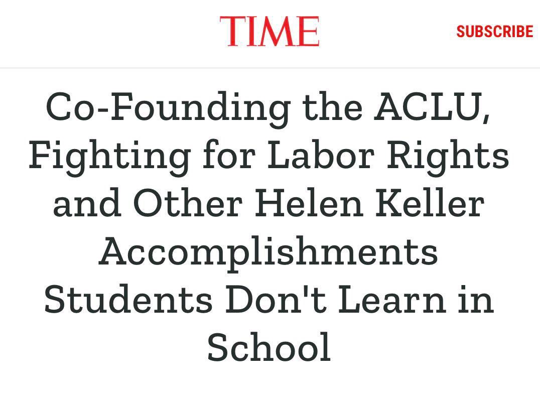 TITANIA’S PREDICTIONS(part 10)On 7 March 2019, I published my book WOKE in which I called out Helen Keller for her white privilege.On 15 December 2020, Time Magazine concurred.