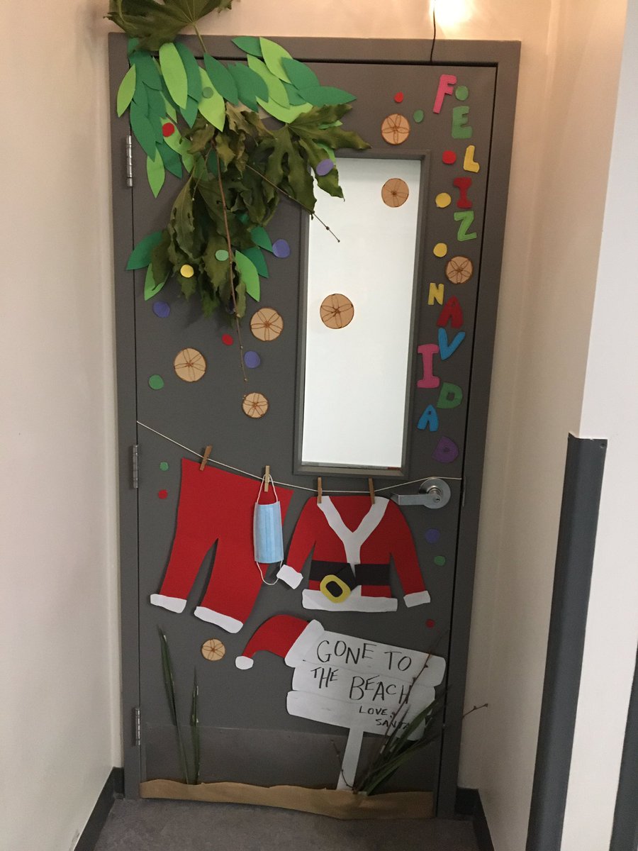 Some of the amazing door decorating by our <a href="/dsspacers/">Delta Secondary</a> and creating a festive holiday feeling in our hallways #SeasonsGreetings #pacerpride