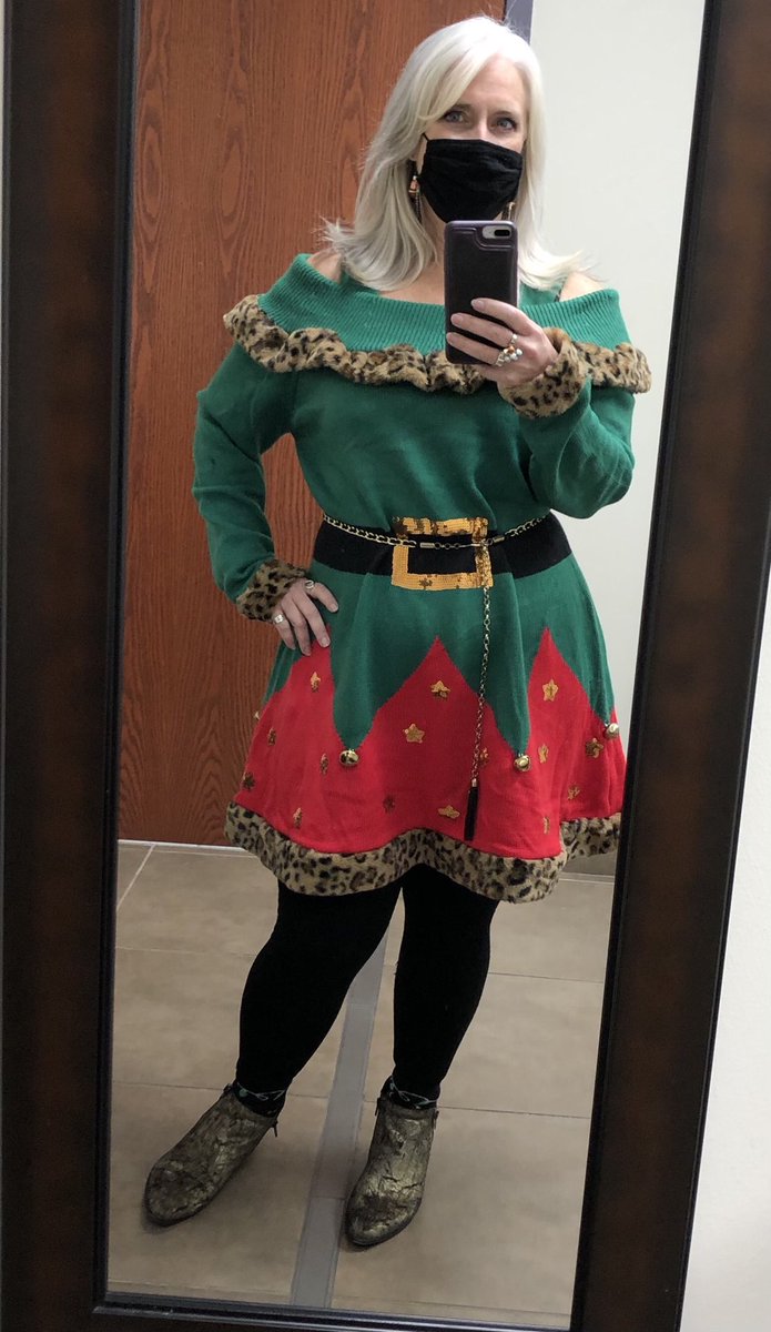 MarxKrista's tweet photo. #Christmassweater #uglychristmassweater #UglySweaterDay #HCrepresents ⁦@duronjodi⁩ https://t.co/MVbuDygFGo