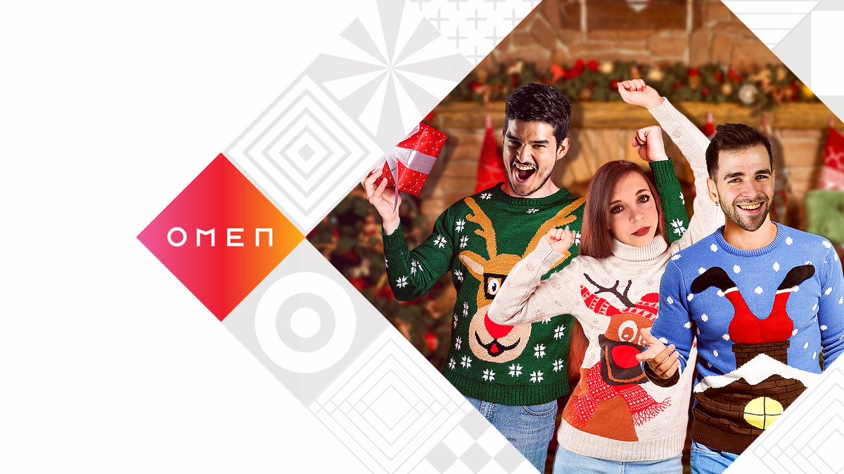 OMENbyHP_fr's tweet image. Ils sont pas beaux nos ambassadeurs dans leur #PullDeNoel 🎄