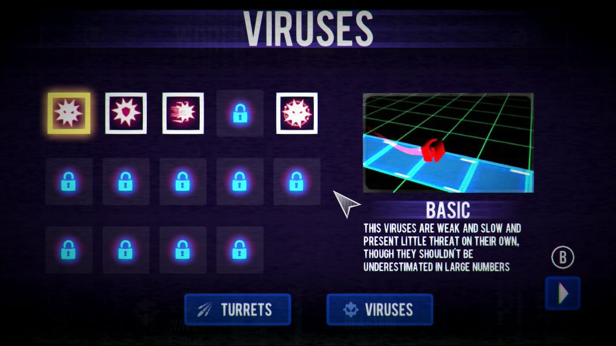 ZerounoGames's tweet photo. Careful with viruses! 😷 
They know where and when to strike! Do not underestimate them on #DEFENTRON 🗼👾

Available now on Steam and Switch!

#indiegame #indiedev #towerdefense https://t.co/Bj6QOE2012
