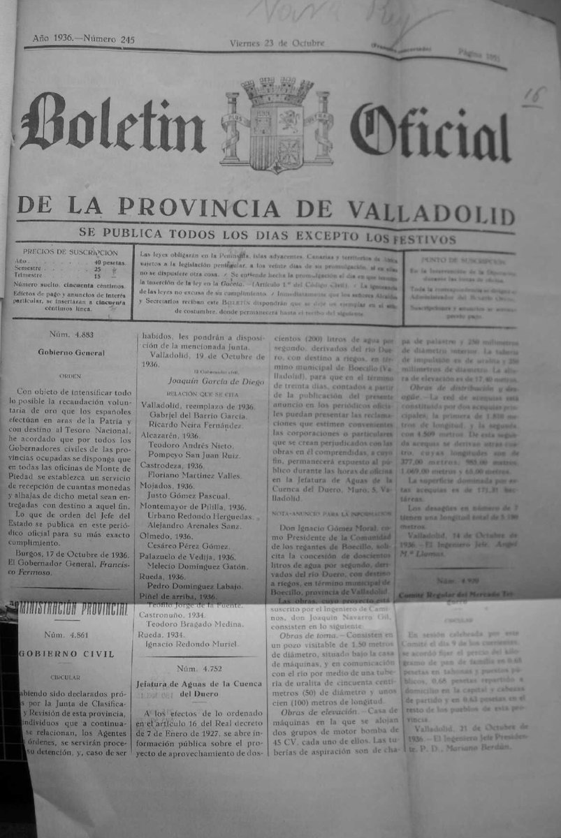 MoroCirilo's tweet photo. La ruindad y maldad de los fascistas no tiene límites.
Requisitoria por “rebelión” publicada el 24 DE OCTUBRE DE 1936. 
Mala gente que camina y va apestando la tierra... https://t.co/ZVzE5rMgdF