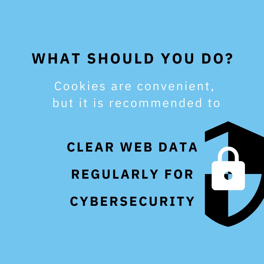 Jo_TheFish's tweet photo. Cookies collect data on a user's browsing behaviors, and in turn, offering a tailored experience on a web page. 
 It is recommended to clear web data regularly for your cybersecurity, preventing excessive accumulation of personal data online.
#cybersecurity #privacy #cookies https://t.co/HDYTnda2Id