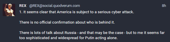 Rex Thread RE:  #China's Cyber Attack = Digital Pearl Harbor....&  #Trump's Resolve.1/3