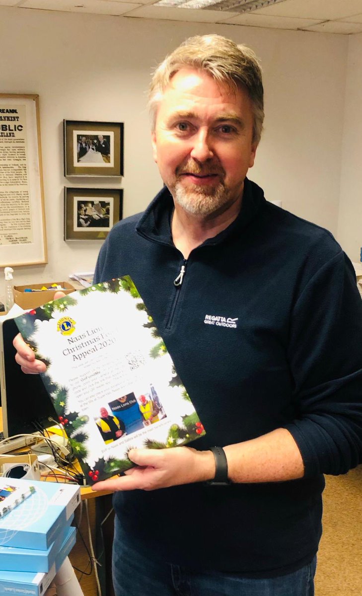 Many thanks to Bill from Millbrook Press in Naas for kindly sponsoring the printing of our Naas Lions Club Christmas Food Appeal flyer. 👏🙏