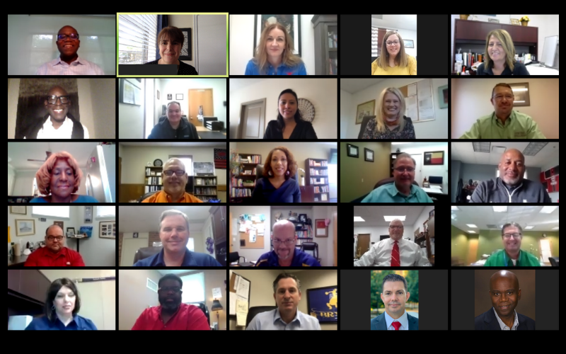 SMULeadImpact's tweet photo. As schools continue to tackle new challenges associated with COVID-19, twenty leaders from four U.S. states have reached the halfway mark in the 2020-2021 @SMU District Leadership Fellows program. Learn more: https://t.co/smPeAkXgHM https://t.co/ns1DukB9HN
