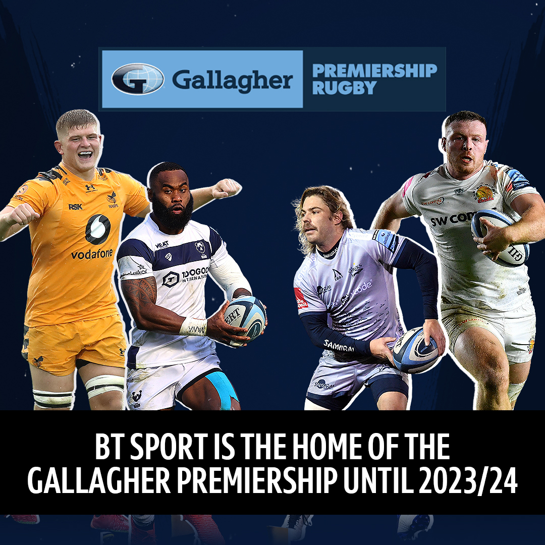 The Gallagher Premiership is here to stay on BT Sport! / X