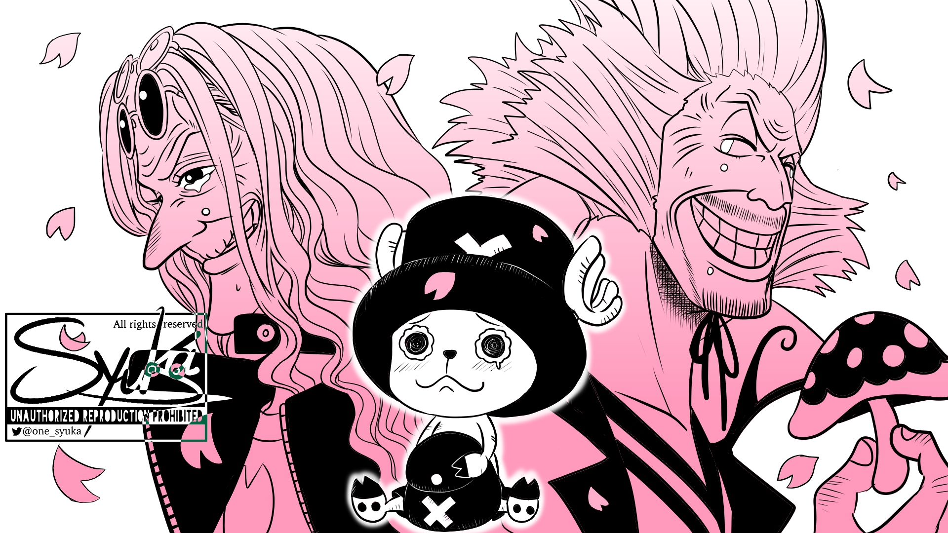 ｼｭｳｶ 秀華 年の絵を振り返る 手書きone Piece Gong 声真似で歌ってみた 動画企画イラスト参加 楽しかったです 感謝 T Co Mqfdhioeri Twitter