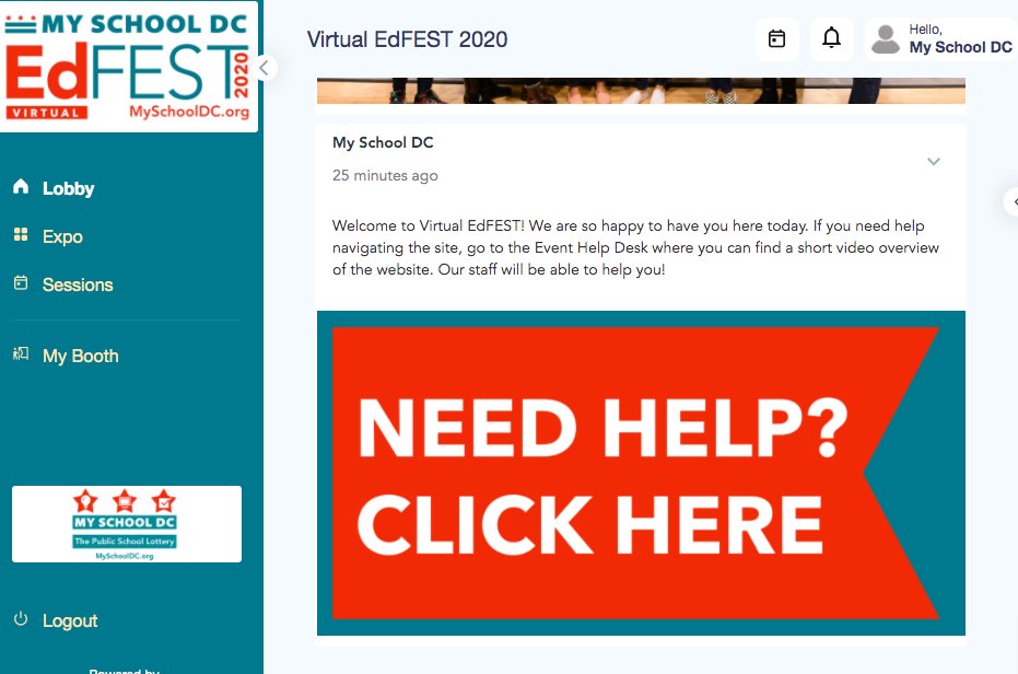 MySchoolDC's tweet photo. Did you register for Virtual #EdFEST20? If so, you can access all the great information provided by the 200+ @dcpublicschools, @dcpcsb schools, and our other partners until Jan.11: https://t.co/4O8pyI2MPR https://t.co/MqX0YE8Nyf