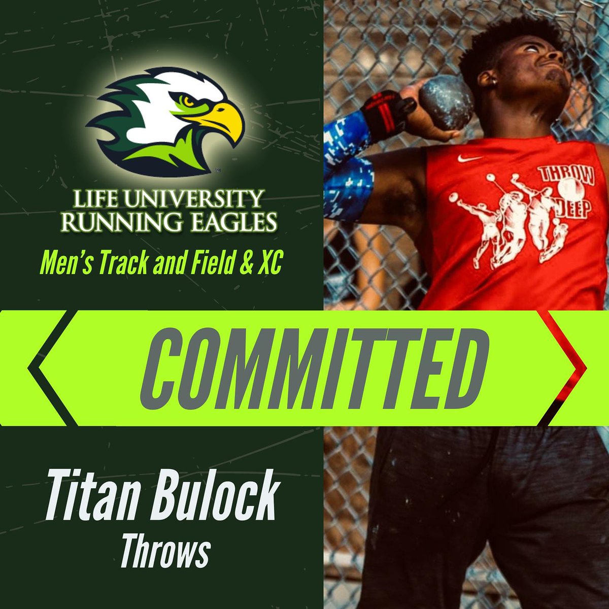 Life University Track and Field/XC (@lifeutrackxc) on Twitter photo 🚨🚨COMMITMENT ALERT🚨🚨
Welcome Home!!
Marietta High
<a href="/LifeUAthletics/">Life Running Eagles</a> <a href="/NAIA/">NAIA</a> <a href="/MidSouthSports/">Mid-South Conference</a> @GAMilesplit
#homegrown
#keepthemcoming
#eaglesnest
#yourunwefly
#wethrowtoo
#whosnext
#buildingsomethingspecial
#naiatrack
#midsouthconference 🚨🚨COMMITMENT ALERT🚨🚨
Welcome Home!!
Marietta High
<a href="/LifeUAthletics/">Life Running Eagles</a> <a href="/NAIA/">NAIA</a> <a href="/MidSouthSports/">Mid-South Conference</a> @GAMilesplit
#homegrown
#keepthemcoming
#eaglesnest
#yourunwefly
#wethrowtoo
#whosnext
#buildingsomethingspecial
#naiatrack
#midsouthconference