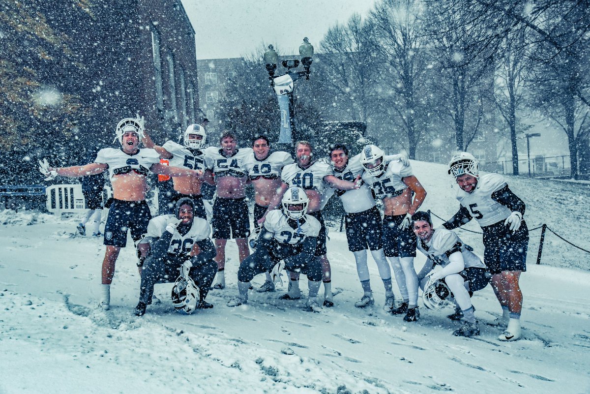 CULionsFB's tweet photo. It's always football weather 🌨🏈 #FootballFriday

#RoarLionRoar | #OnlyHere https://t.co/Bkr3NRUVx7