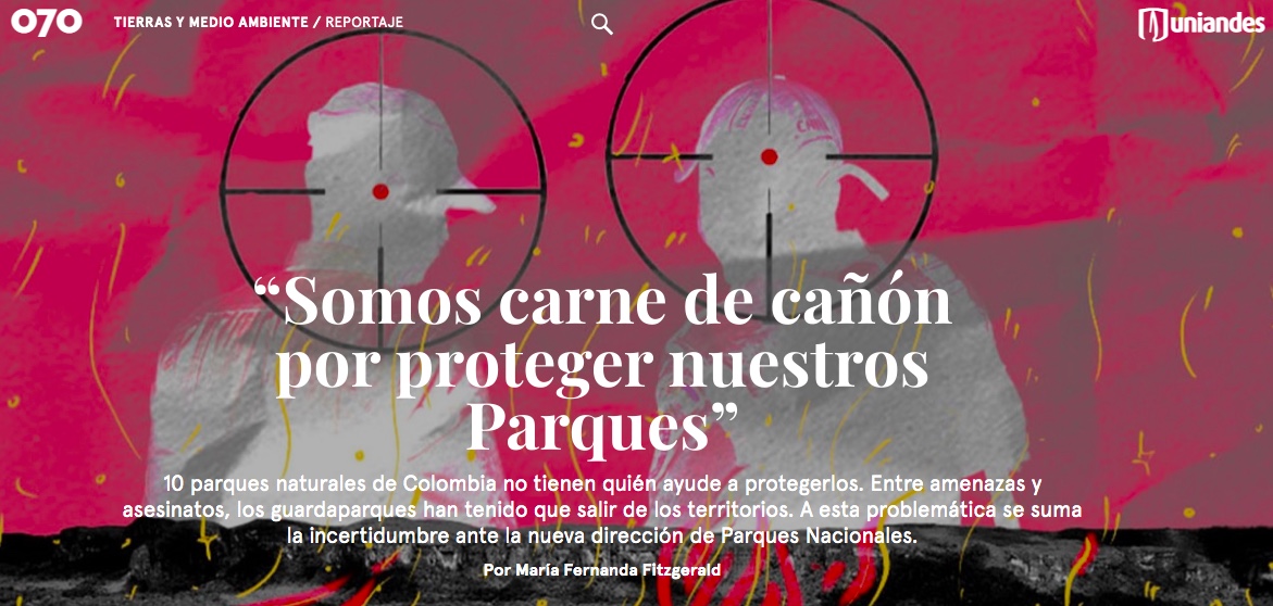 CrawfordAJ's tweet photo. 10 national parks in #Colombia have no staff on site, due to death threats and assassinations  ☠️ , 
says Julia Miranda, outgoing Director of @ParquesColombia

By @MarFFitzgerald in @cerosetenta 👇🏽
https://t.co/6rzDDDMXGN https://t.co/UYt6Lr7u6z