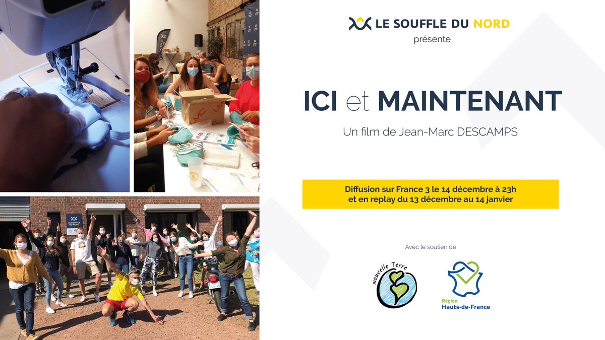 De très beaux moments autour des bénévoles du <a href="/LeSouffleDuNord/">Le Souffle du Nord</a> à retrouver dans ce reportage diffusé par <a href="/F3nord/">France 3 Nord Pas-de-Calais</a> et à retrouver en replay sur france.TV. Merci à eux pr leur mobilisation depuis le début de la crise #COVID19 🙏
