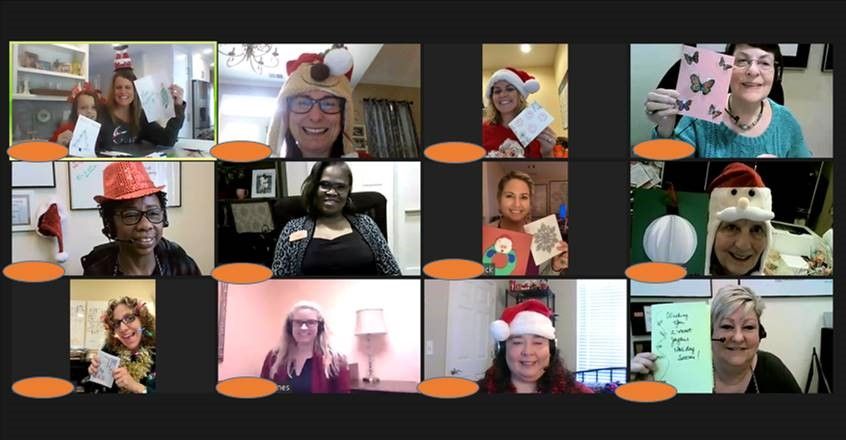 SecondWindDream's tweet photo. Thanks to Sunrise Senior Living Directors of Sales for hosting a virtual Cards of Light event! Your holiday cheer and greetings will spread countless smiles to your residents. Together, we are brightening elderβs lives!
#VirtualVolunteer #CardsofLight https://t.co/KzBxYCezuJ