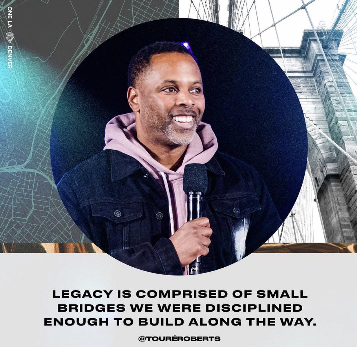 It’s never just about us; our labor and efforts are never in vain and we can trust God to connect the dots. The sooner we embrace a legacy mentality, the sooner the bridges will come. __ “Bridges & Breakthroughs” by Pastor @ToureRoberts is now available on our YouTube Channel!