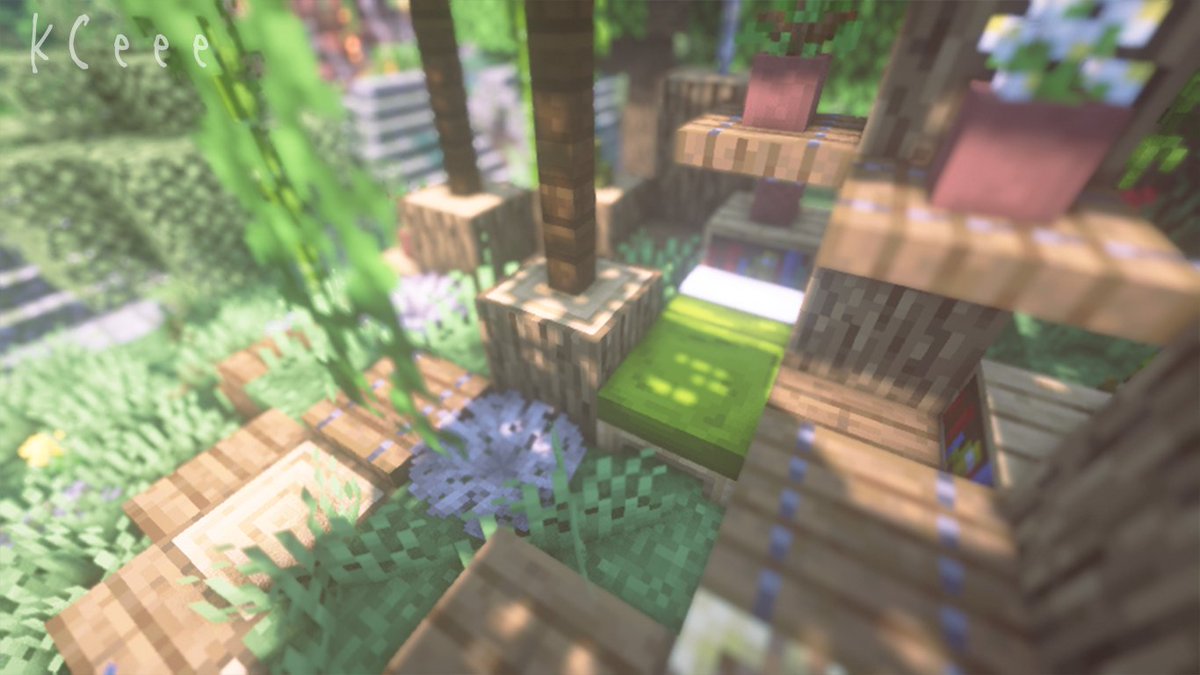 ひみつきちクラフト 木こりの小屋の秘密基地 Minecraft