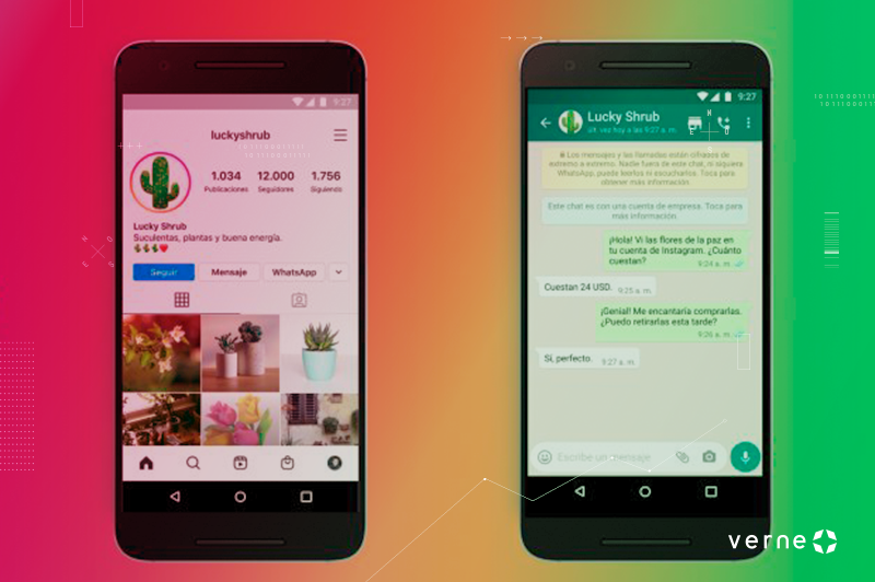 Instagram suma en los perfiles de empresas el botón para WhatsApp.

Para usarla, debes tener un perfil de empresa en Instagram y un número de WhatsApp Business, y para ello deberás enlazar tus cuentas para acceder a este botón en el perfil.

#Verne #ComunicaciónIntegral