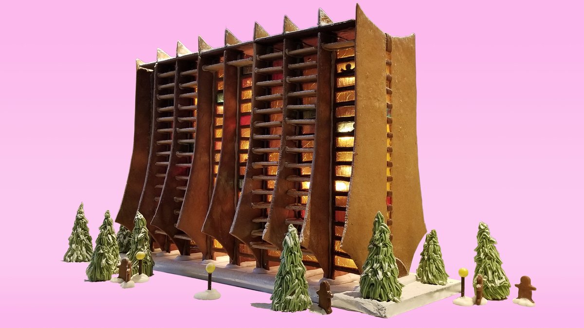 What can you expect when sightseeing in  #TSAGingerbreadCity? Well there are a lot of great housing options, including some Uno Prii inspired modernist towers and some edible Toronto bay-and gables, not to mention some midcentury modern gems and modern infills! (1/7)