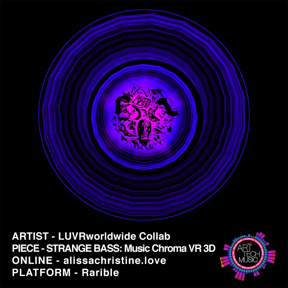LUVRworldwide's tweet photo. DEC 19. 1-6pm EST
#ARTTECHMUSICNFT
#CryptoGallery & #VRparty
Featuring @fluxartnfts @szsahaj @SpamAllstars @LAMEBOTMUSIC @thegoldenflora #madsavvy
@LuvRworldwide #strangebass
RSVP & #NFTs: https://t.co/HKf9ZSNRob
#cryptoart #altspaceVR #audionft #nftart #miamimusic #3Dart #vr https://t.co/wEY07ieWVO
