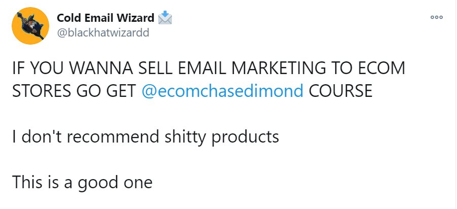 Thanks for reading!Below are some reviews of people who have used my two email marketing courses.Zero to One:  https://chasedimond.podia.com/&nbsp;Advanced:  https://gumroad.com/l/chasedimond&nbsp;Hop in if you want to get to 6, 7, or 8 figures using email marketing.