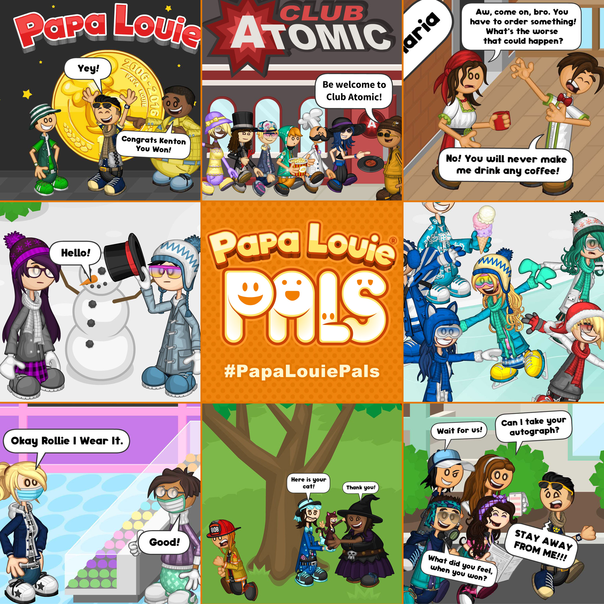 Papa Louie Pals: Scenes and a Preview! - Flipline Studios