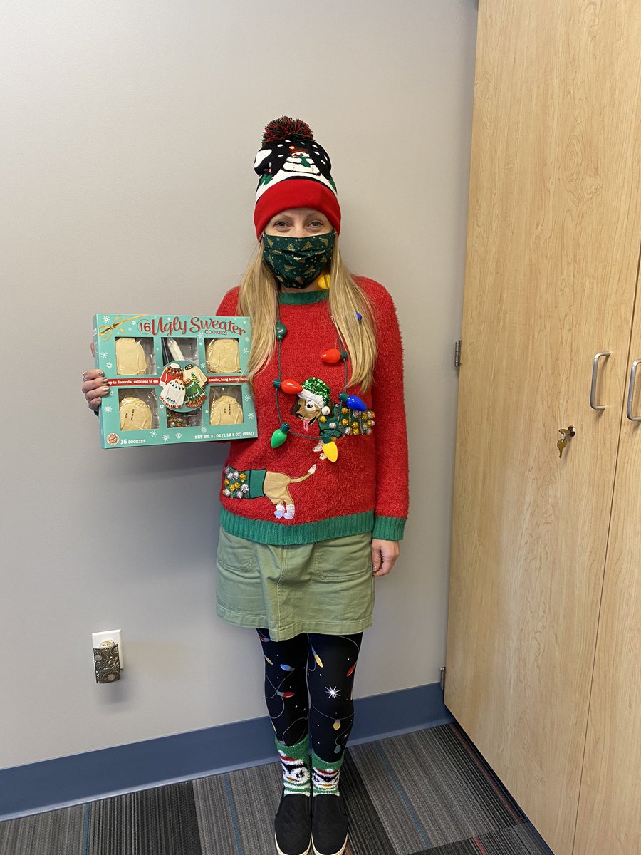 FSDVikings's tweet photo. Here are our staff winners! #UglySweaterDay #holidayfun #thanksforparticipating https://t.co/y3xVq02NX6