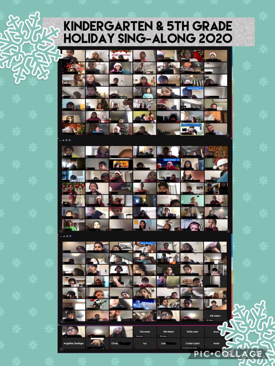 kdownermusic's tweet photo. It was SO WONDERFUL to see and hear all of these smiling  #bemisthinkers singing and dancing during our 2020 holiday sing-along! Thanks to everyone who participated and helped support this special celebration! ❄️🎶☃️ https://t.co/CaHSWI0m67