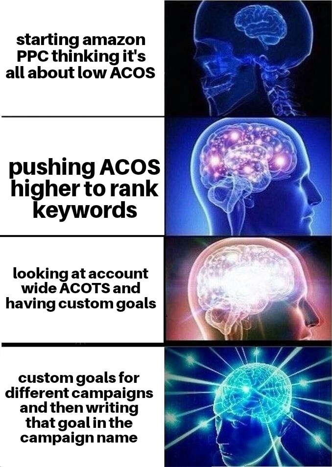MEF8000's tweet photo. It's time for some galaxy brain Amazon strats.
Learn about the power of good #AmazonAdvertising strategy on The PPC Den at https://t.co/5p3isLJvrI

#ppcmeme #amazonppc #ppcchat #amazonads #Amazon #amazonmarketing https://t.co/G2x7riSGlj