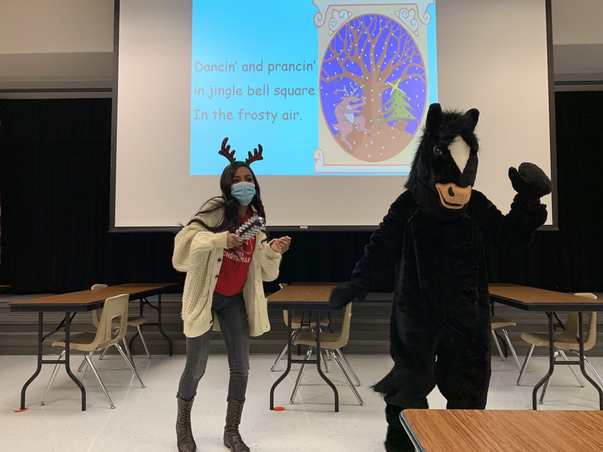 Annual Winter Sing-A-Long, COVID style!  Live streamed for Evans students and families.  <a href="/expressriders/">Evans Riders</a> #wemakeIThappen <a href="/Evansmusicroom/">Evans Music</a>