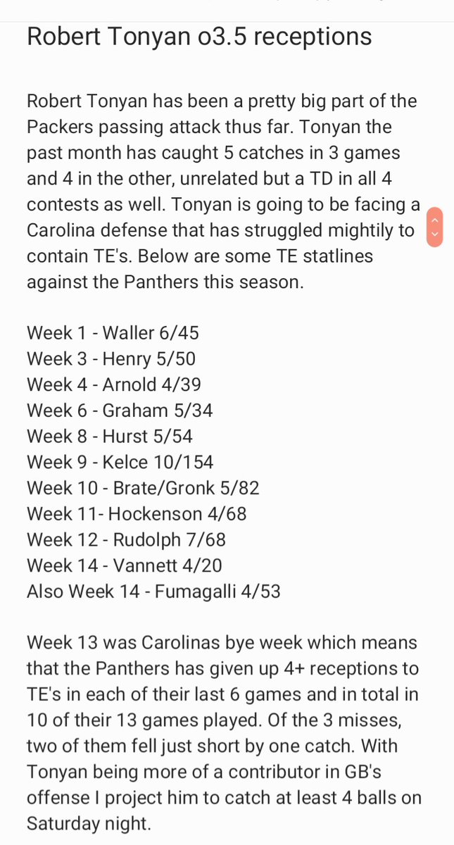 ThatGuyBets's tweet photo. #NFL #PlayerProps #ProbBets

Robert Tonyan o3.5 receptions (+108) DK https://t.co/jdDcGKnuMi
