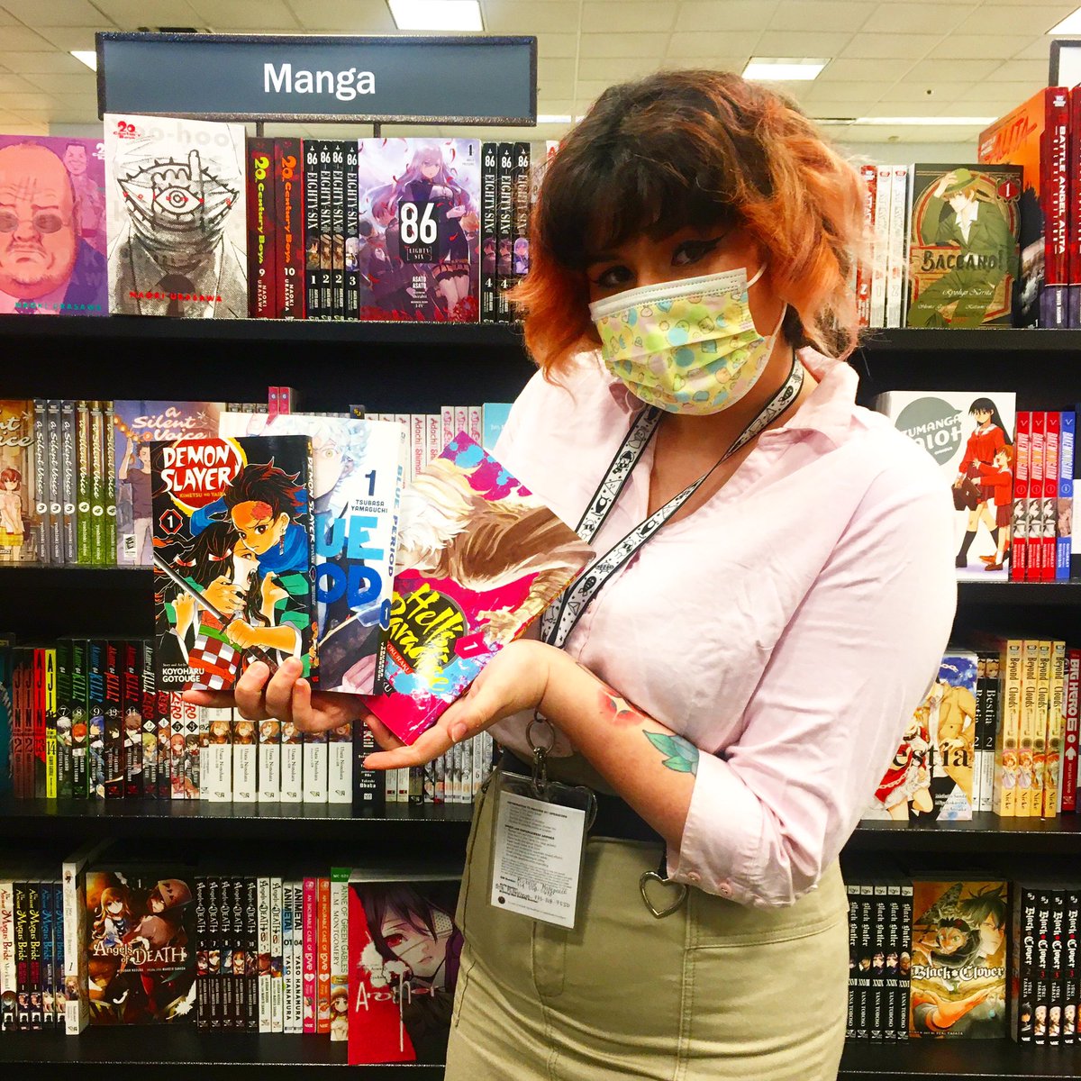 Barnes Noble Bookseller Anna Is A Huge Manga Fan And She Recommends Demon Slayer Blue Period And Hell S Paradise Barnesandnoble 142bn Giftsforreaders Whattoreadnext Manga Mangarecommendation Mangareaders Hellsparadise