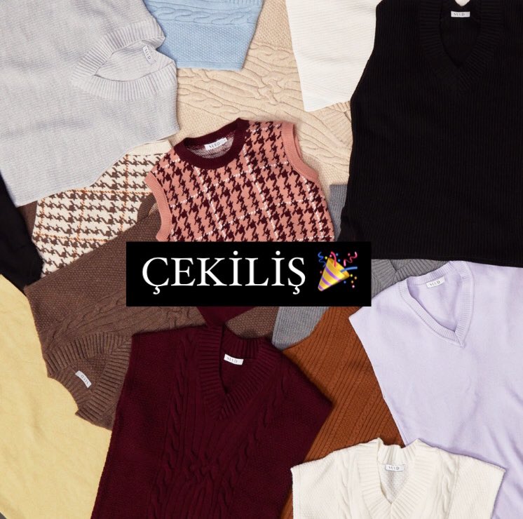 ÇEKİLİŞ 🎉 Bu sezonun en sevileni süveterlerden hediye ediyoruz 🎁 Bu postu RT’le ve beni takip et! Şanslı 5 kişiden biri sen ol! 👀