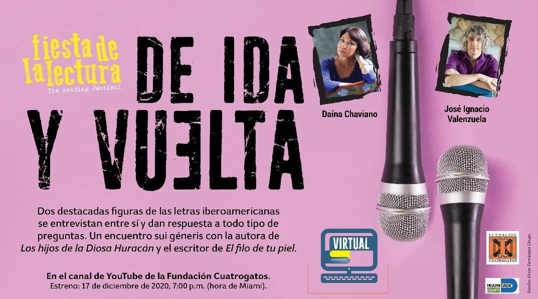 Si te perdiste el estreno, puedes verlo ahora: "De idea y vuelta", un ameno encuentro entre los escritores José Ignacio Valenzuela, de Chile, y Daína Chaviano, de Cuba. Haz clic aquí: youtu.be/bnwMTJRqLEY

<a href="/elchascas/">Chascas Valenzuela</a> <a href="/DainaChaviano/">Daína Chaviano</a>