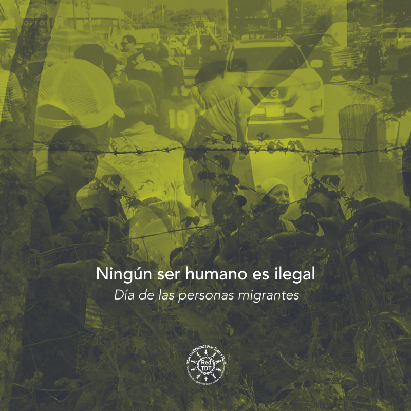 RedTDT's tweet photo. 🗣️ Proteger a las personas en contextos de movilidad y garantizar el respeto a sus #derechoshumanos es una obligación de los Estados 🏛️ 

👉🏾 Hoy y siempre, decimos #MigrarEsUnDerecho 🚶🏾

#DíadelMigrante 🚶🏾‍♀️ https://t.co/wSkaK6jDsP
