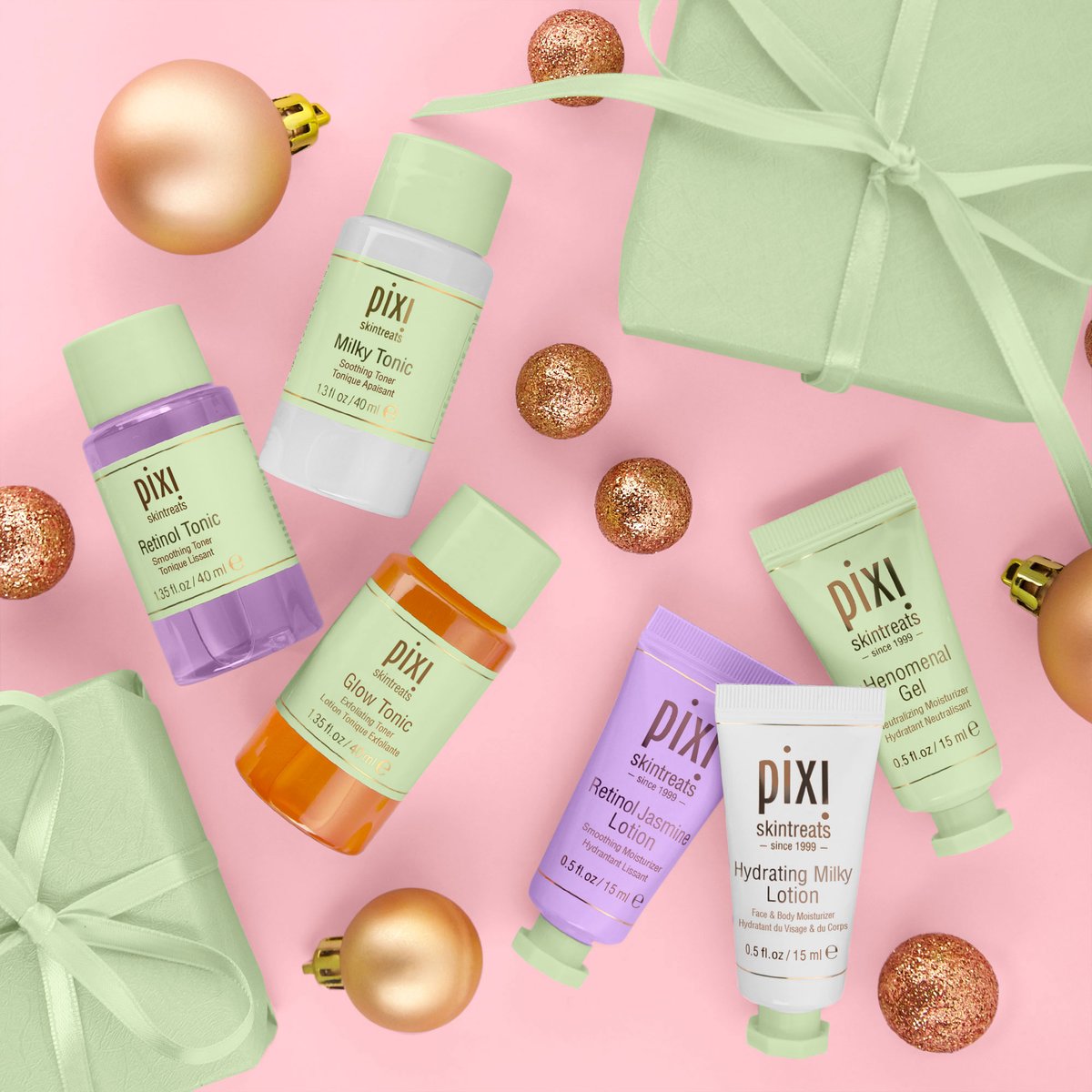 PIXIBeauty's tweet photo. โจ #GiftandGlow Giveaway Day 1 โจ Enter to win our limited-edition Multi-Toning kit in just three easy steps:
1) Follow us: @PIXIBeauty
2) Retweet this post
3) Share your Pixi #MultiToning routine with us in the comments below! https://t.co/fcP3xJwCex