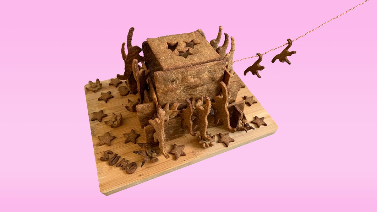 It's not only gingerbread people that find their home in the #TSAGingerbreadCity, there are new housing types for our feathery friends (and the occassional squirrel) and an amazing icing free structure where you can just monkey around... (5/7)