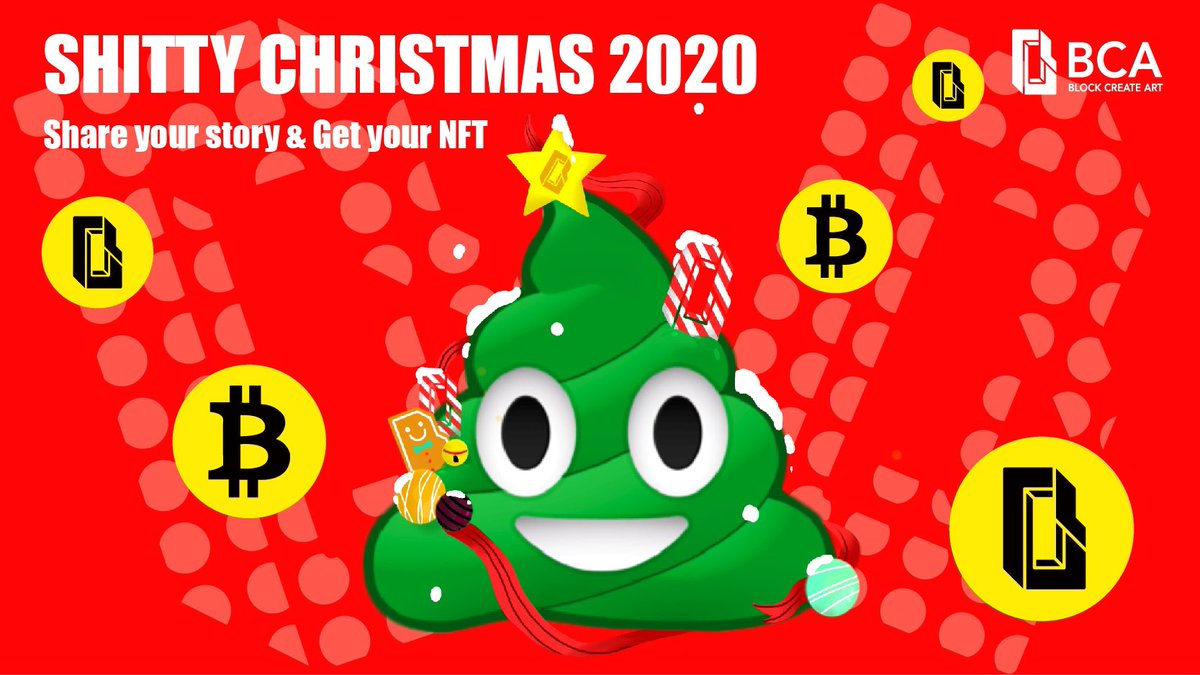 BCA Labs (@blockcreateart) on Twitter photo Participate in ‘SHITTY CHRISTMAS’ to claim your NFT now!🎄
-Sign up to get BCA Xmas NFT
👉bcaex.co/#/shittychrist…
-Follow @Blockart6
-Share the NFT with #BinanceSmartChain & Tag us and 3 friends
We promise to buy back some #NFT by DEC 25th🥳
#BCAEX #Christmas <a href="/BinanceChain/">Binance Chain</a> Participate in ‘SHITTY CHRISTMAS’ to claim your NFT now!🎄
-Sign up to get BCA Xmas NFT
👉bcaex.co/#/shittychrist…
-Follow @Blockart6
-Share the NFT with #BinanceSmartChain & Tag us and 3 friends
We promise to buy back some #NFT by DEC 25th🥳
#BCAEX #Christmas <a href="/BinanceChain/">Binance Chain</a>