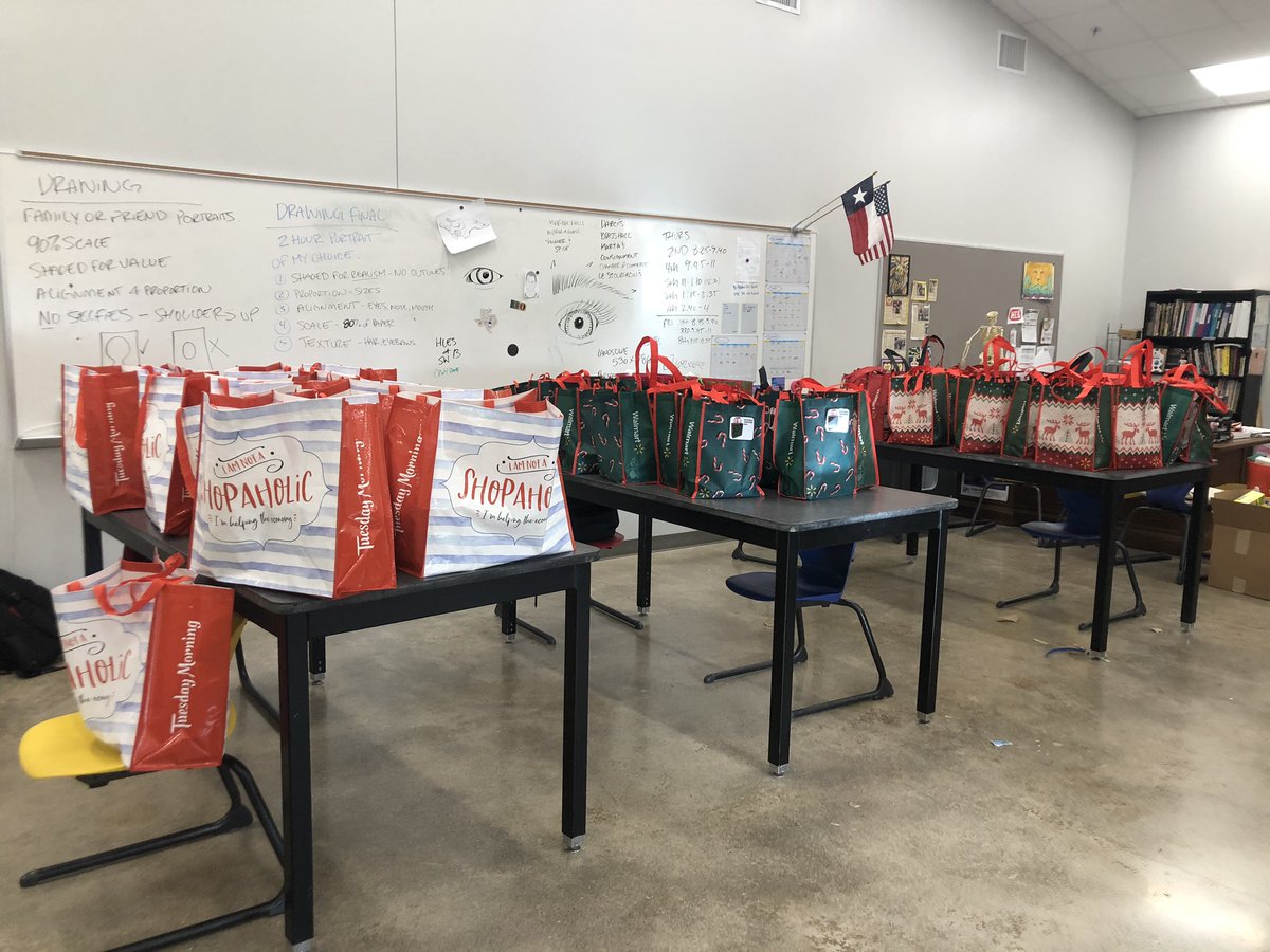 So proud of my National Art Honor Society and Art students! 5 students painted local business windows for donations to buy groceries for our districts students in need. We covered all of the schools in the district this year 💜 <a href="/MarbleFallsISD/">Marble Falls ISD</a> <a href="/MFHS_Principal/">Marble Falls High School</a>