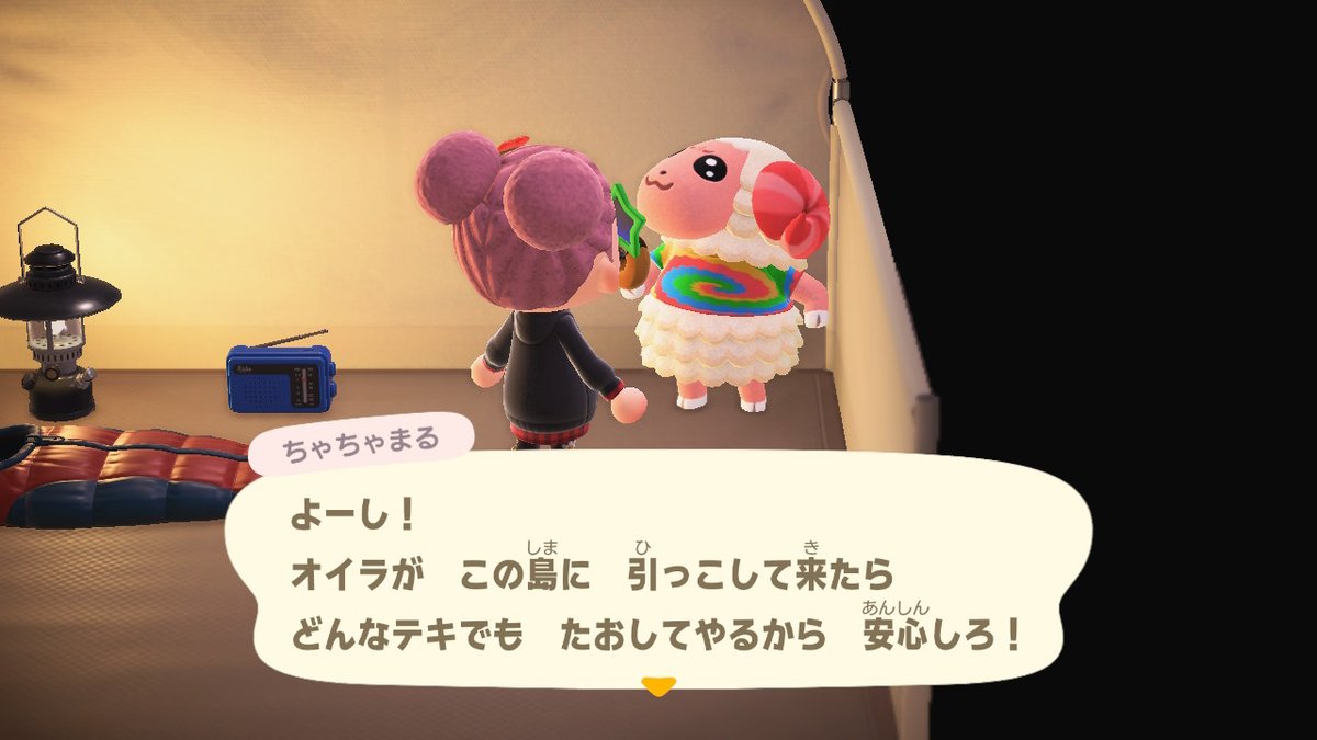 NicetoMeTOU's tweet photo. ついに！！念願の！！！ 
ちゃちゃまるキターーーーー！！！！！！！
今回は来るまでは早かったけどピンポイント入れ替えに時間かかったぁΤοΤ
#どうぶつの森 #AnimalCrossing #ACNH #NintendoSwitch　#あつ森　#ちゃちゃまる https://t.co/Gl3ABqZgL0