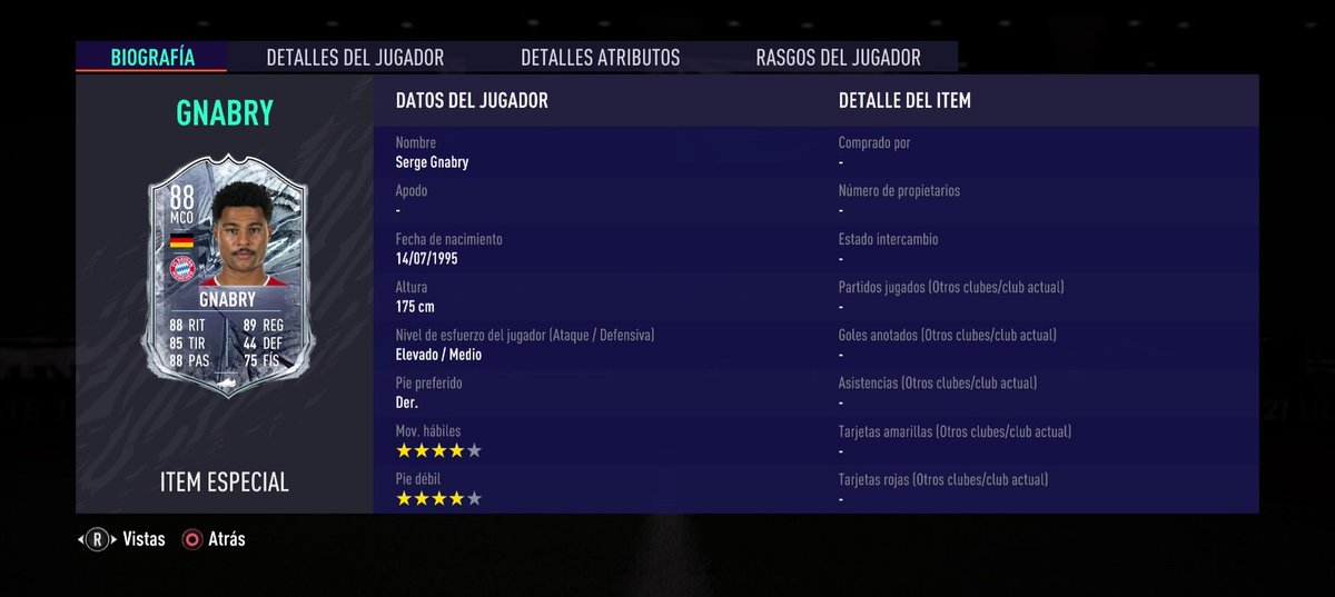 jotafut's tweet photo. Volland DFC en objetivos y Gnabry MCO SBC: 84 y 86. https://t.co/NoUJdUfNp7