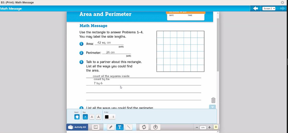 A great area and perimeter lesson with @LWYroom114. #wyproud #lwyloud