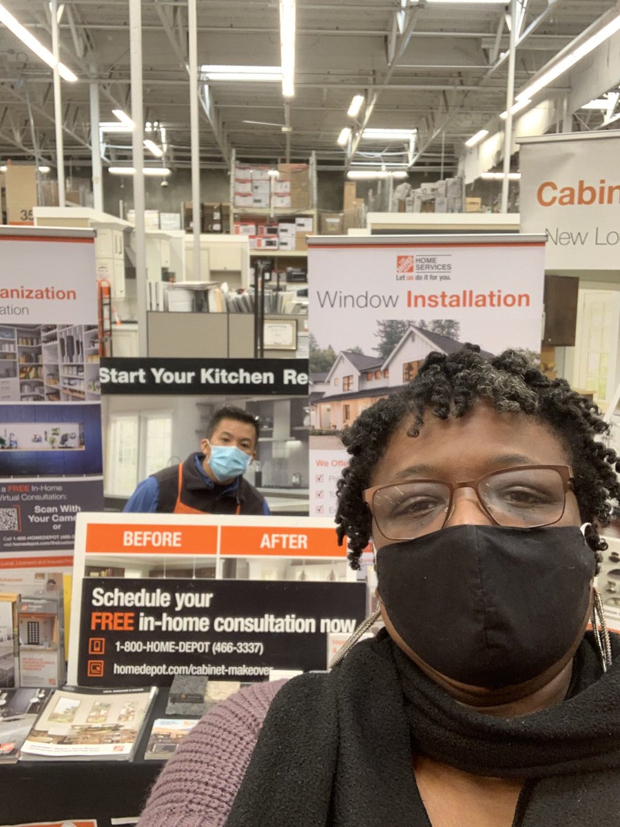 thdseadawn's tweet photo. HSRS Rex Abille reorganizing table display which includes the new tabletop Custom Home and Windows promotions!! Happy Friday!! https://t.co/y2DMXO0eCa