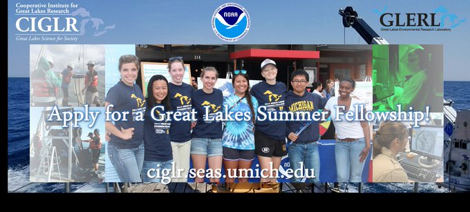PLEASE SHARE! We R excited 2 announce R 2021 #GreatLakes Summer Fellows applications! There R 8 full-time, 12wk positions, paying $10,000, conducted virtually 2 ensure health &amp; safety during the ongoing COVID-19 pandemic. Eligibility &amp; how 2 apply ✍️: ciglr.seas.umich.edu/apply-for-the-…