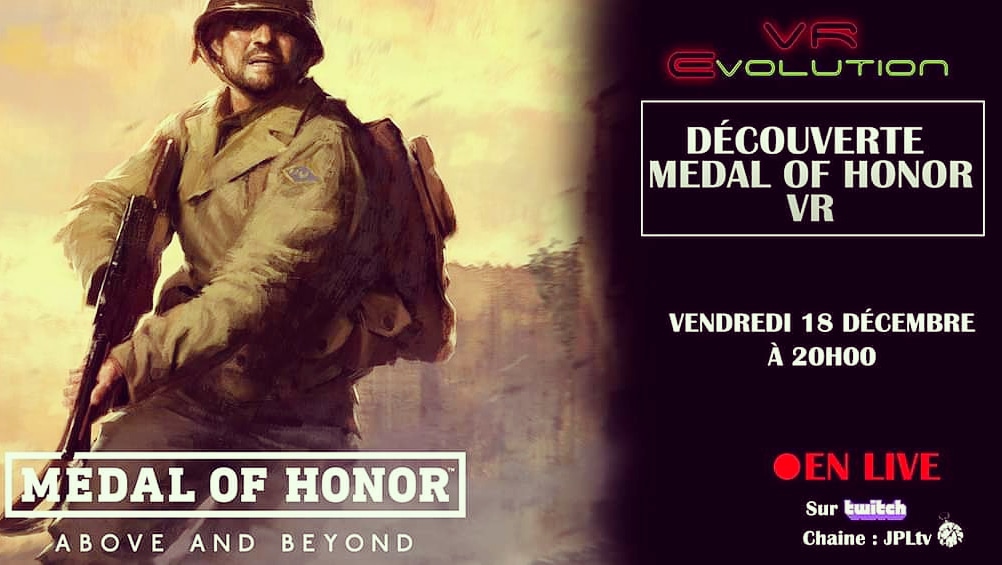 VR_Evolution's tweet photo. Après s’être perdu dans les limbes du shooter militaire moderne, Medal of Honor revient, mais en réalité virtuelle !
Ce soir, notre équipe fera la découverte du nouveau Medal Of Honor en live sur Twitch dès 20h00.#MedalofHonor
Nous découvrirons. https://t.co/i51SvgT1hz https://t.co/17J67bQX6R