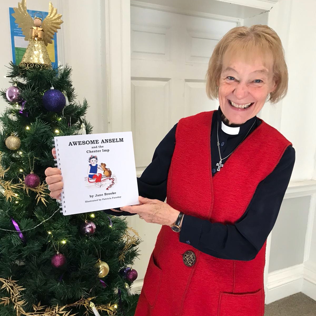 ChesterGiftShop's tweet photo. Awesome Anselm is back!! Our very own Vice Dean, Canon Jane Brooke has written a third book - 'Awesome Anselm and the Chester Imp.' It's a perfect gift for Christmas, and is available right now from the Cathedral Gift Shop or online here > https://t.co/VipcBGyhE4 https://t.co/zNhYrzcCNC