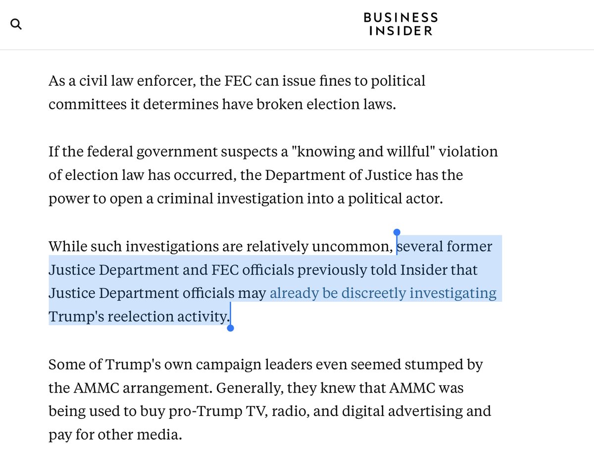 Look you have to pay for  @businessinsider the reporting by  @tomlobianco alone is worth the trade off of 2 lattes to have access to this kind of exceptional reportingfor example this MASSIVE BURIED LEDE https://www.businessinsider.com/jared-kushner-trump-campaign-shell-company-family-ammc-lara-2020-12