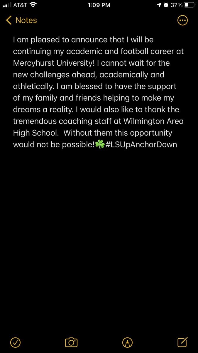 💯Committed!! <a href="/MercyhurstFB/">Mercyhurst Football</a> @Coachtherman <a href="/CoachRiemedio/">Coach Riemedio</a> #LsUpAnchorDown⚓️ #LakerFo21ife☘️