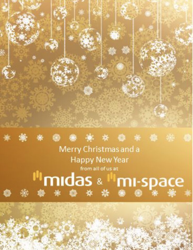 mispacecoms's tweet image. Wishing our customers, project partners, supply chain &amp;amp; people of #TeamMispace &amp;amp; #TeamMidas a Merry Christmas &amp;amp; Happy New Year. Our offices close today for our Christmas break, see you in 2021